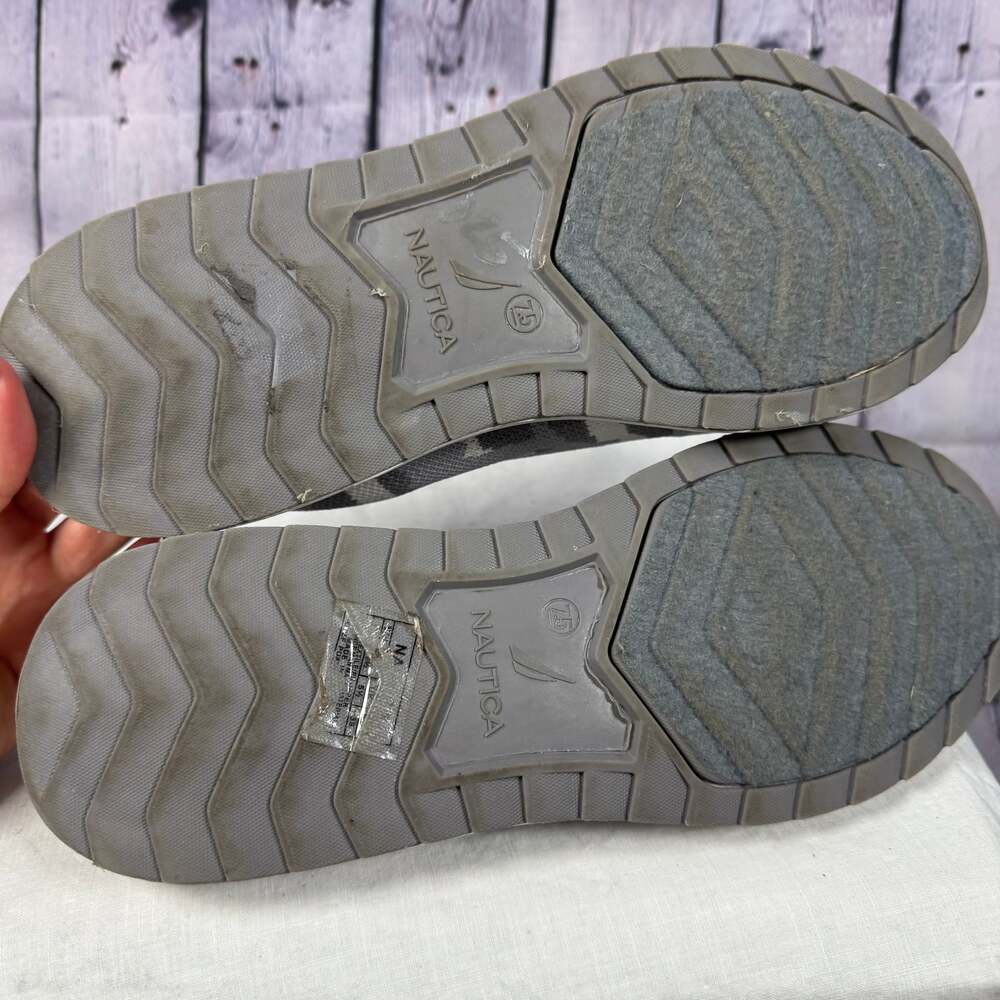 Nautica Zyla Camo Knit Slip-On Lace-Up Athletic Shoes - Picture 4 of 5